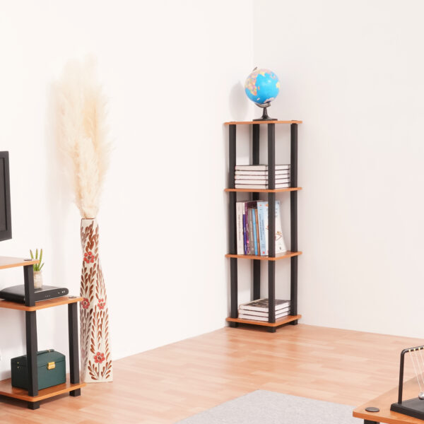 Turn-N-Tube 4 Tier Wooden Bedside Table