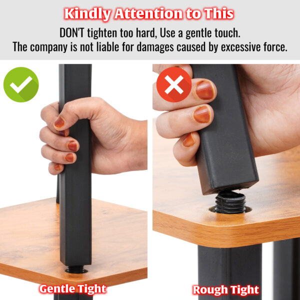 3 Tier Turn-N-Tube Wooden Multipurpose Table