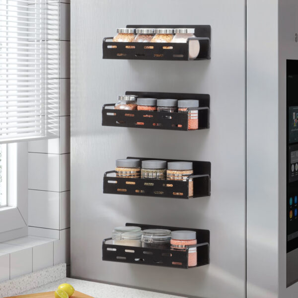 Magnetic Spice Rack For Refrigerator