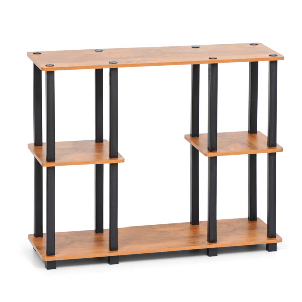 Turn-N-Tube 6-Tier Wooden TV Entertainment Unit