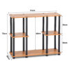 Turn-N-Tube 6-Tier Wooden TV Entertainment Unit