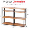 4 Tier Wooden TNT TV Entertainment Units