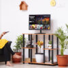 Turn-N-Tube 6-Tier Wooden TV Entertainment Unit