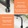 Height & Width Adjustable Multipurpose Table Trolley-Black