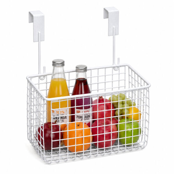 Over The Door Cabinet Organizer Storage Shelf - White