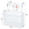 Over The Door Cabinet Organizer Storage Shelf - White